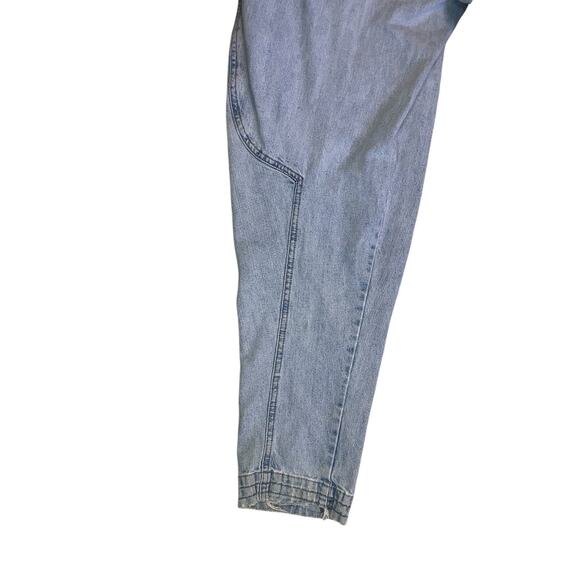 Vintage Z Cavaricci Pants Size 30 High Waisted Pleated Tapered Leg Parachute 80s - Picture 8 of 9